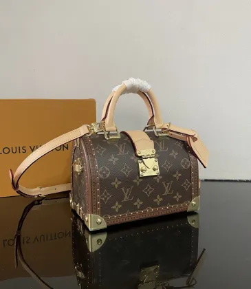Louis Vuitton Handbag  Iconic Speedy Size:21x15x13cm #A48356