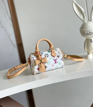 Louis Vuitton Handbag Nano Speedy Size:16×10×7.5cm #A48375