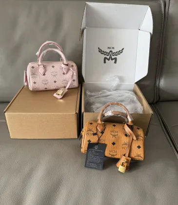 MCM Bag Boston Padlock Size:18×9×9.5cm #A47992