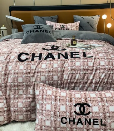 Chanel Bedding Quilt Cover Pillowcase Bed Sheet Pillow #A48476