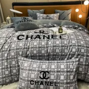 Chanel Bedding Quilt Cover Pillowcase Bed Sheet Pillow #A48477