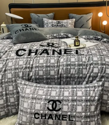 Chanel Bedding Quilt Cover Pillowcase Bed Sheet Pillow #A48477