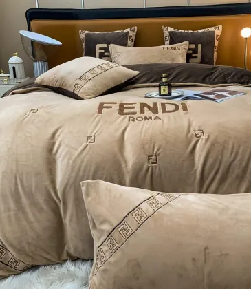 Fendi Bedding Quilt Cover Pillowcase Bed Sheet Pillow #A48480