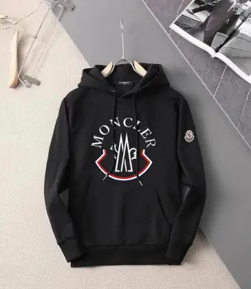 Moncler Hoodies for Men Black/White #A47065