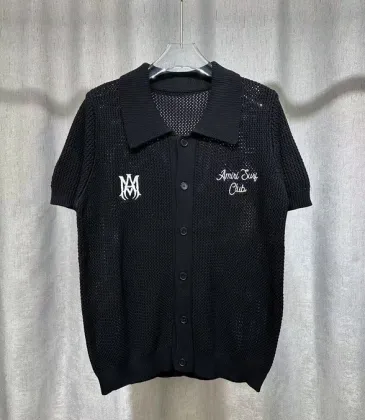 Amiri Short-sleeved sweater for MEN Black #A49316