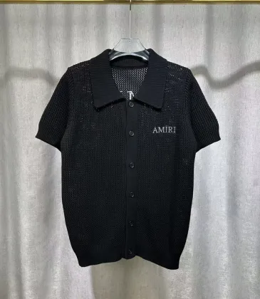 Amiri Short-sleeved sweater for MEN Black #A49318