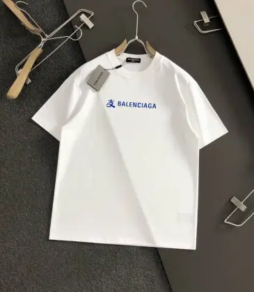 Balenciaga T-shirts for Men Black/White #A46902