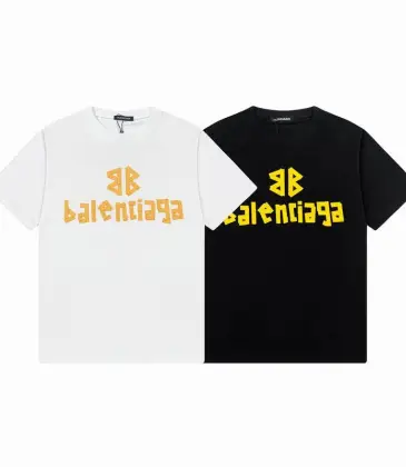 Balenciaga T-shirts for Men Three-dimensional letters Black/White  #A46892