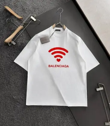 Balenciaga T-shirts for Men WiFi Black/White #A46900