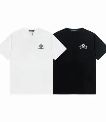 Chrome Hearts T-shirt for MEN Black/White #A46960