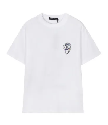 Chrome Hearts T-shirt for MEN Black/White #A49052