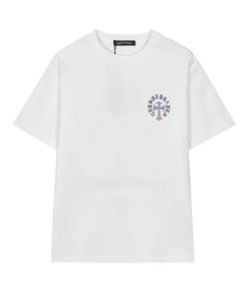 Chrome Hearts T-shirt for MEN Black/White #A49311