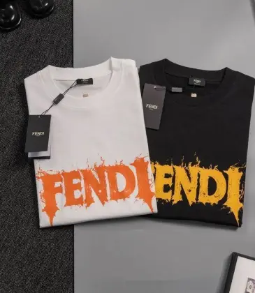Fendi T-shirts for men Black/White #A47122