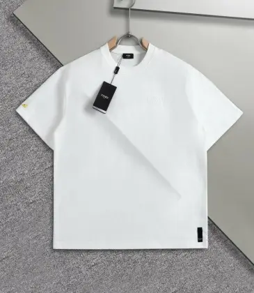 Fendi T-shirts for men Black/White #A47128