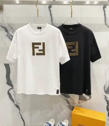 Fendi T-shirts for men Black/White #A47136