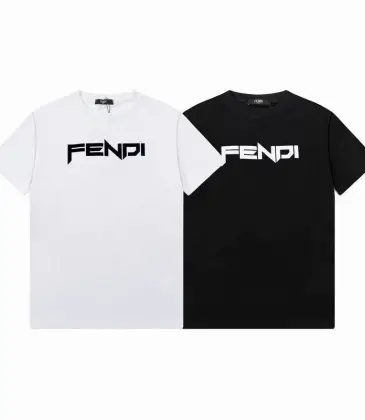 Fendi T-shirts for men Black/White #A47147
