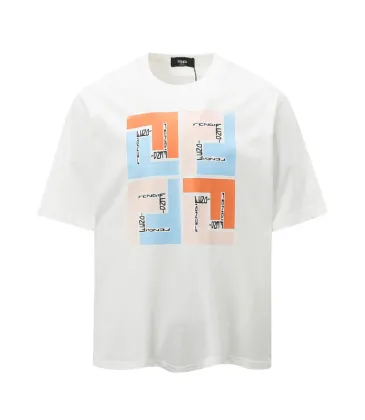 Fendi T-shirts for men Black/White #A49303