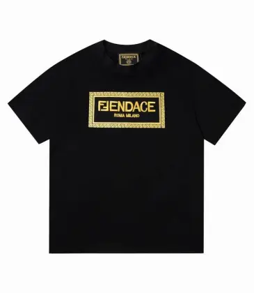 Fendi T-shirts for men Roma black #A47116