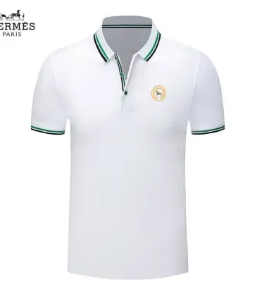 HERMES T-shirts for HERMES Polo Shirts Black/White/Yellow/Blue/Grey #A46634
