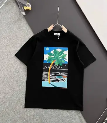 HERMES T-shirts for HERMES Polo Shirts Coconut Tree Black/White #A47182