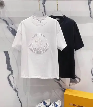 Moncler T-shirts for men Black/White #A47271