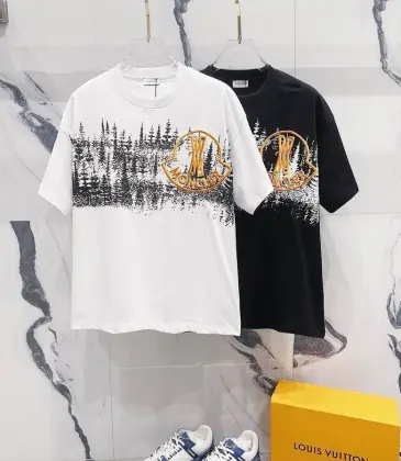 Moncler T-shirts for men Black/White #A47272
