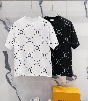 Moncler T-shirts for men Black/White #A47276