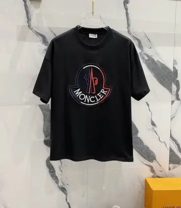 Moncler T-shirts for men Black/White #A47277