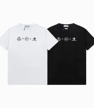 Moncler T-shirts for men Black/White #A47278