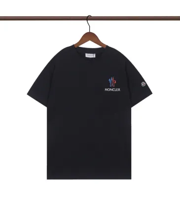 Moncler T-shirts for men Black/White #A47628
