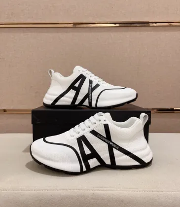 Good Quality White/Black Armani Designer Sneakers #A48658