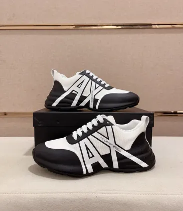 Good Quality White/Black Armani Designer Sneakers #A48659