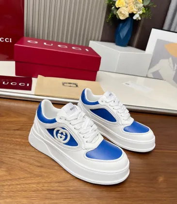  Unisex Shoes GG embossed sneaker Blue #A48994
