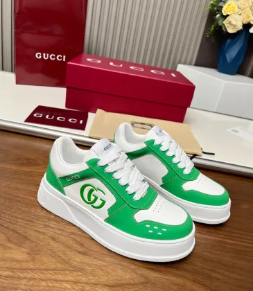  Unisex Shoes GG embossed sneaker Green #A48993
