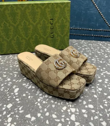  Shoes for Women's Canvas Slip On Platform Slide Sandals #A48975