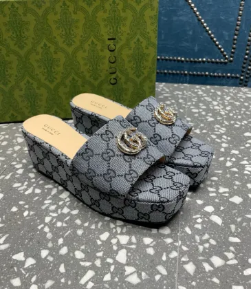  Shoes for Women's Canvas Slip On Platform Slide Sandals #A48977