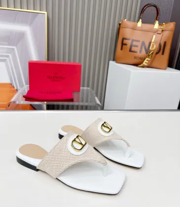 VALENTINO Slippers for women Garavani VLogo Signature Sandals White #A48774